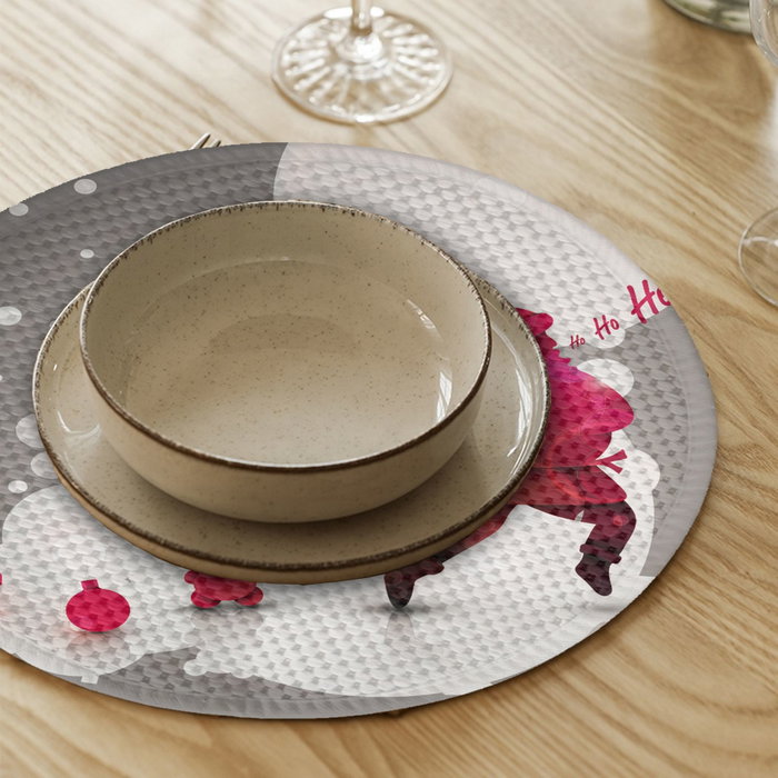 Hermia 2924 Mantel de Comedor, 80% Poliéster / 20% Algodón, Diámetro 37 cm, Pack 4 Piezas, Lavable